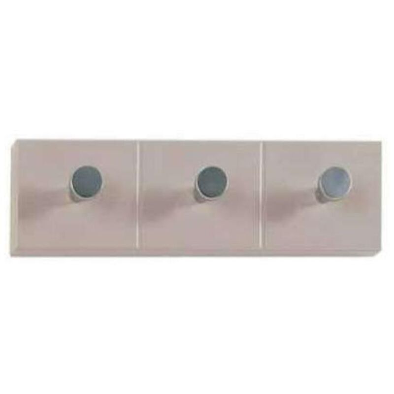 

Percha mod. 247 de pared moderna 3 colgadores varios colores a elegir 10 cm(alto)33 cm(ancho)4 cm(largo) Color MOGANO