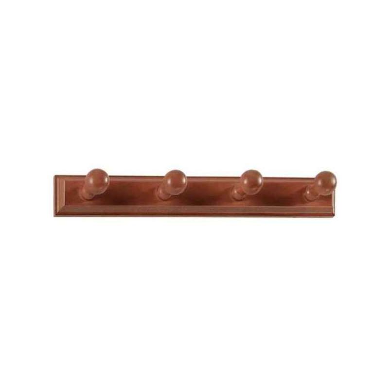 

Percha mod.134 de pared clasica 4 colgadores varios colores a escoger 7 cm(alto)52 cm(ancho)9 cm(largo) Color CEREZO