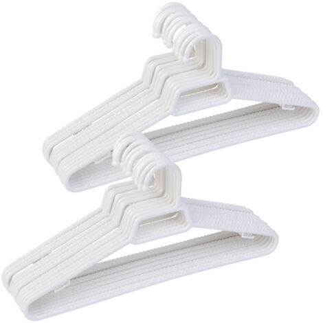Percha multiusos de plastico pack de 24 uds 38x0,60x18h cm