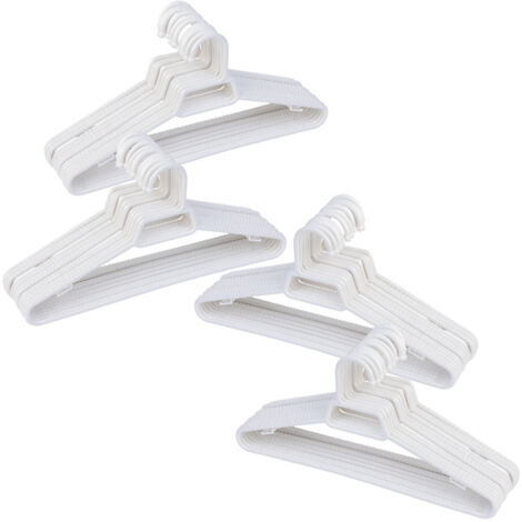 Percha multiusos de plastico pack de 48 uds 38x0,60x18h cm