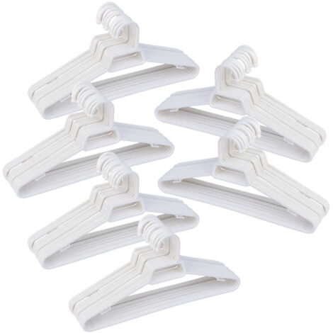 Percha multiusos de plastico pack de 72 uds 38x0,60x18h cm