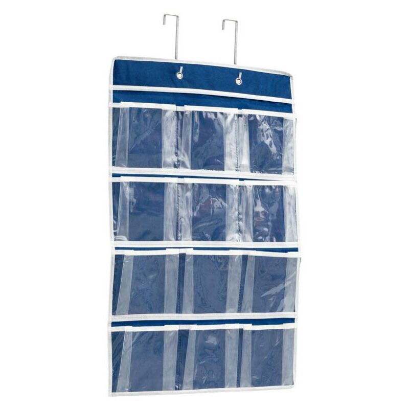 

Percha organizador colgante azul de tela de 60x40 cm. Compra mínima 2 unid
