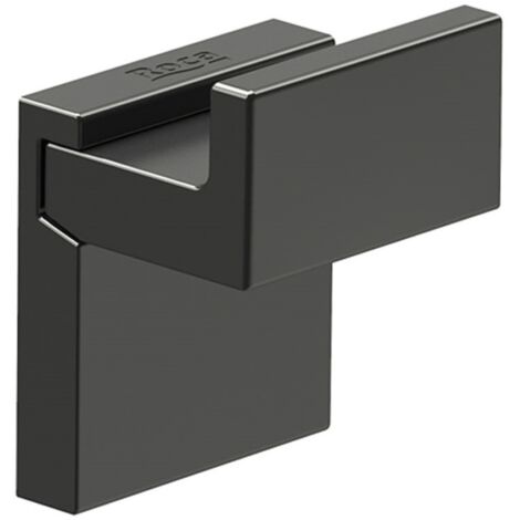 Percha para baño RUBIK - ROCA Color: Negro mate