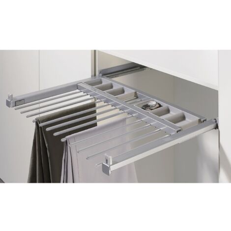 Percha para pantalones de vestir 800-900mm plateado