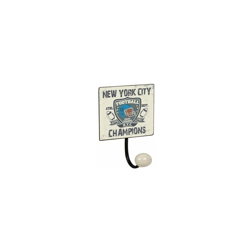 

Percha Pared 1 Pomo Porcelana Football 3