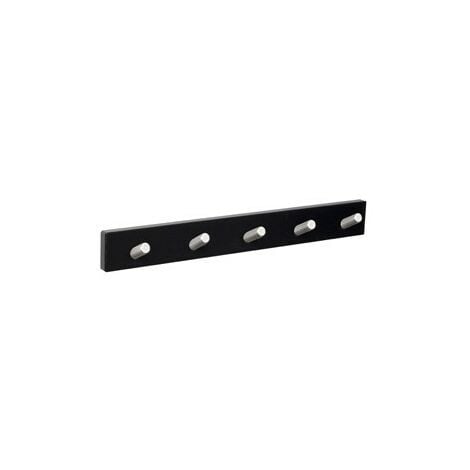 Percha de pared mod. 248, 4 colgadores varios colores a elegir 10  cm(alto)44 cm(ancho)4 cm(largo) Color CENIZA