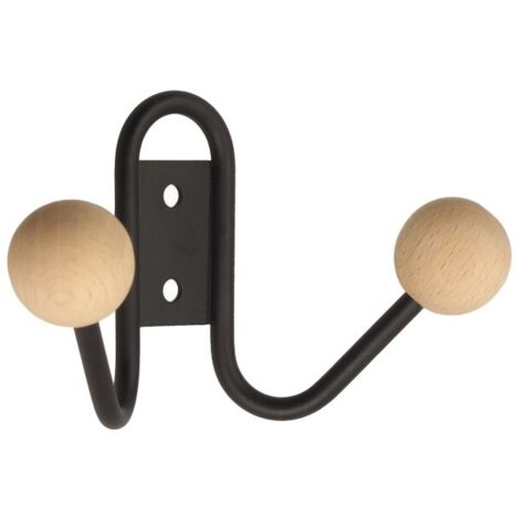 Percha WS34, negro supermate, haya