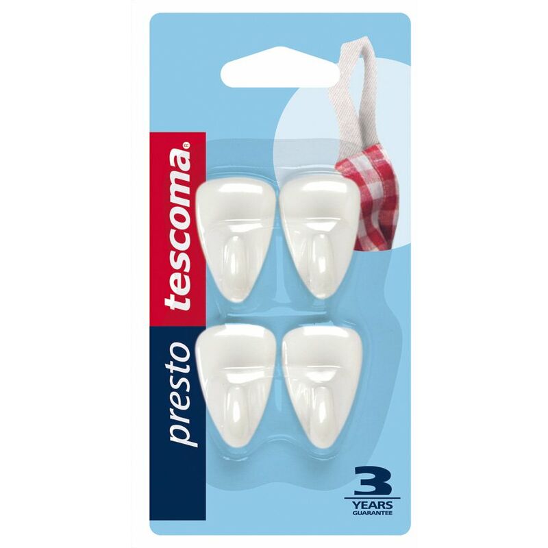 

Tescoma - PERCHAS ADHESIVAS PEQ. JGO.4 UN. PRESTO