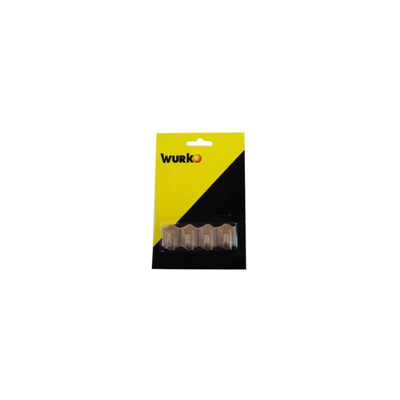 

Blister 4 perchas marron pequeñas 9002