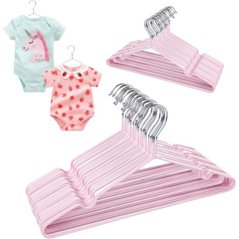 Perchas para ropa infantil (20 unidades) [WU3-ROZ]