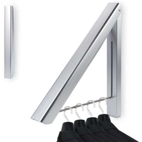 Perchas plegables de pared, organizador de ropa para lavandería, baño, dormitorio y armario - Fei Yu