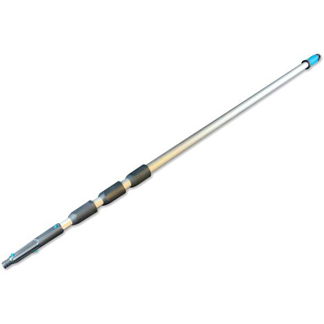 Perche manche télescopique aluminium pour raclette lave-vitre Moerman - Quantité x 1 - Longueur 1,25 m à 5,00 m