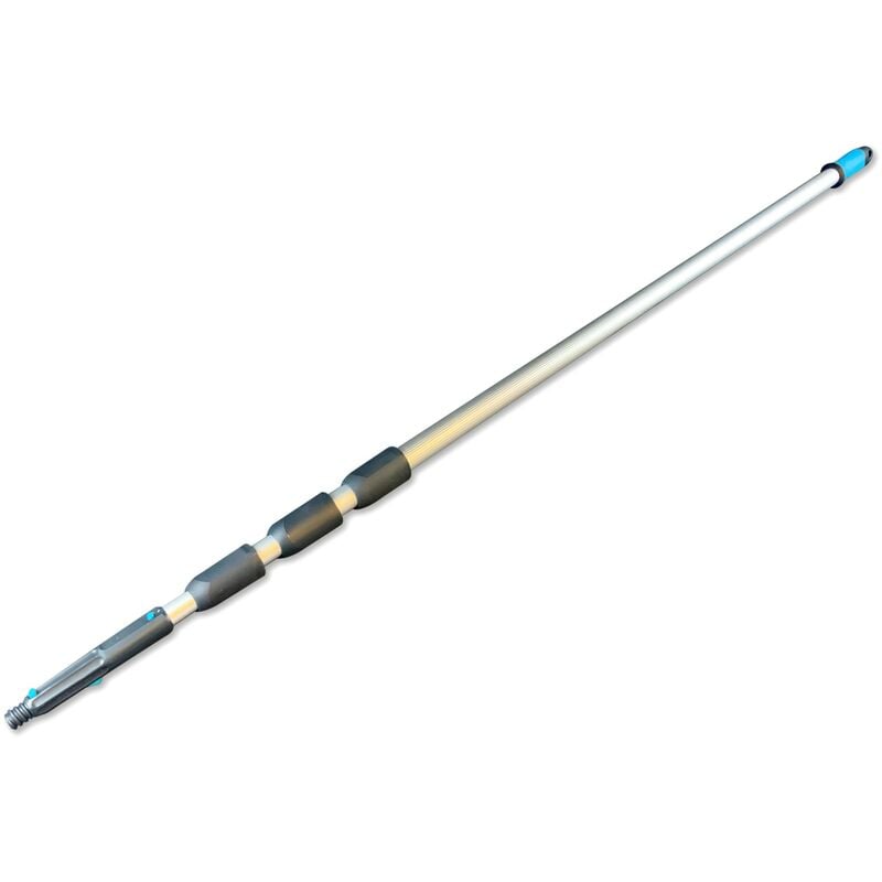 Perche manche télescopique aluminium pour raclette lave-vitre Moerman - Quantité x 1 - Longueur 1,25 m à 5,00 m