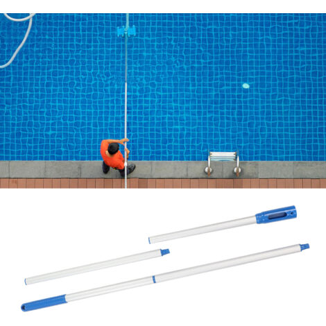 [Perche Telescopique] + [Perche] + [1.6m/4-Sections] + [Aluminium Anti-Corrosion] + [29mm/Pour Brosse & Aspirateur]