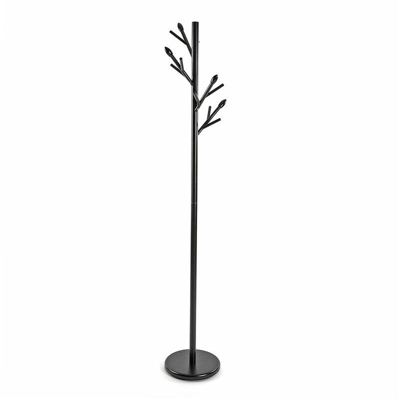

Albion Perchero de Pie de Estilo Minimalista, 170x28x28cm - Negro - Versa