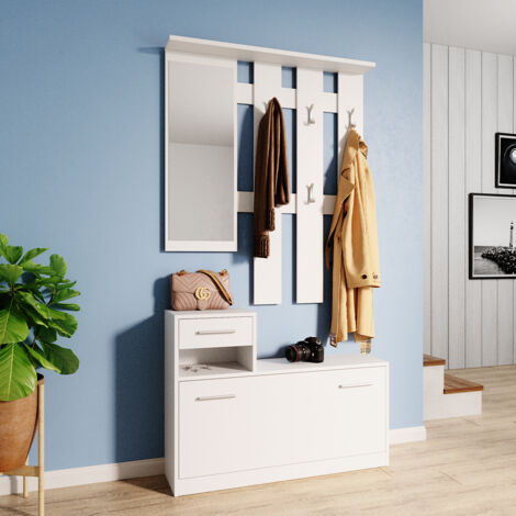 Perchero Billy, Blanco, 100 x 111.6 cm, Vicco