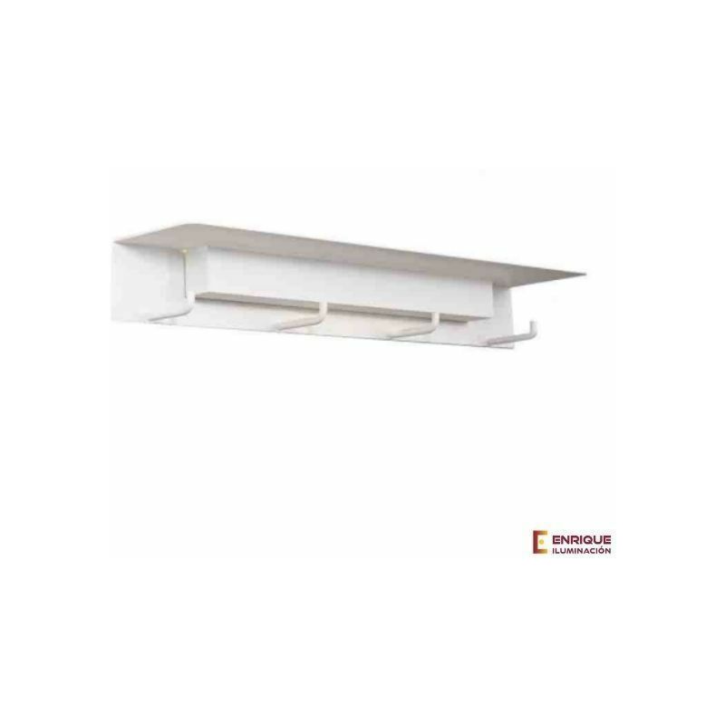 

Perchero con luz aplique de pared LED mantra | Blanco - 0