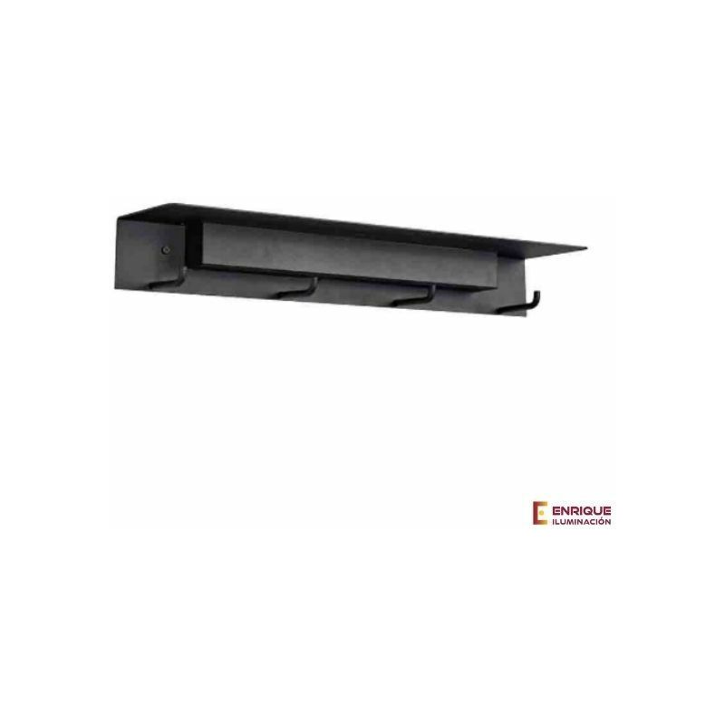 

Perchero con luz aplique de pared LED mantra | Negro - 0