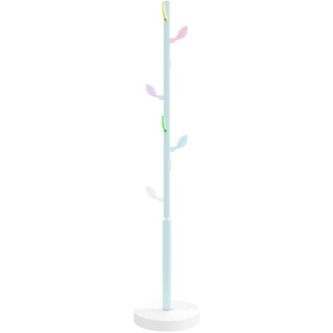 Perchero de hierro con recubrimiento en polvo azul 172 cm vidaXL