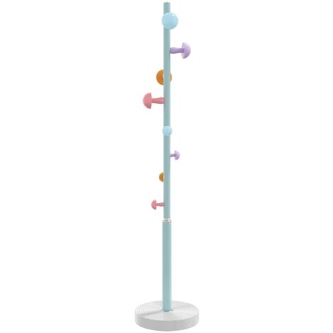 Perchero de hierro con recubrimiento en polvo azul 172 cm vidaXL