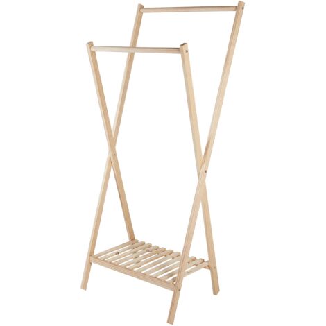Perchero de madera de abeto chino madera clara Denver