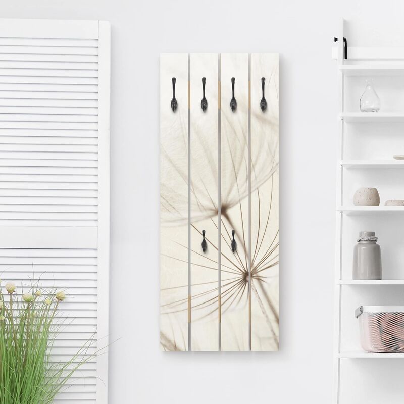 

Perchero de madera - Gentle Grasses - Ganchos negros - Vertical Dimensión LxA: 100cm x 40cm