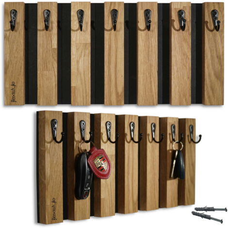 Perchero de madera Lamele de 40 cm