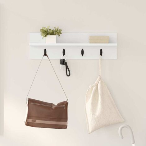 Perchero de pared  60 x 10.5 x 18 cm Madera contrachapada