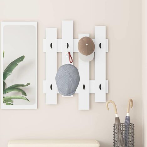 Perchero de pared 60 x 3 x 82 cm Madera contrachapada