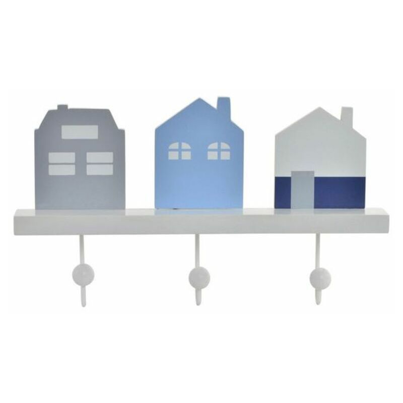 

Perchero de Pared DKD Home Decor Madera Metal (40 x 22 x 7 cm)
