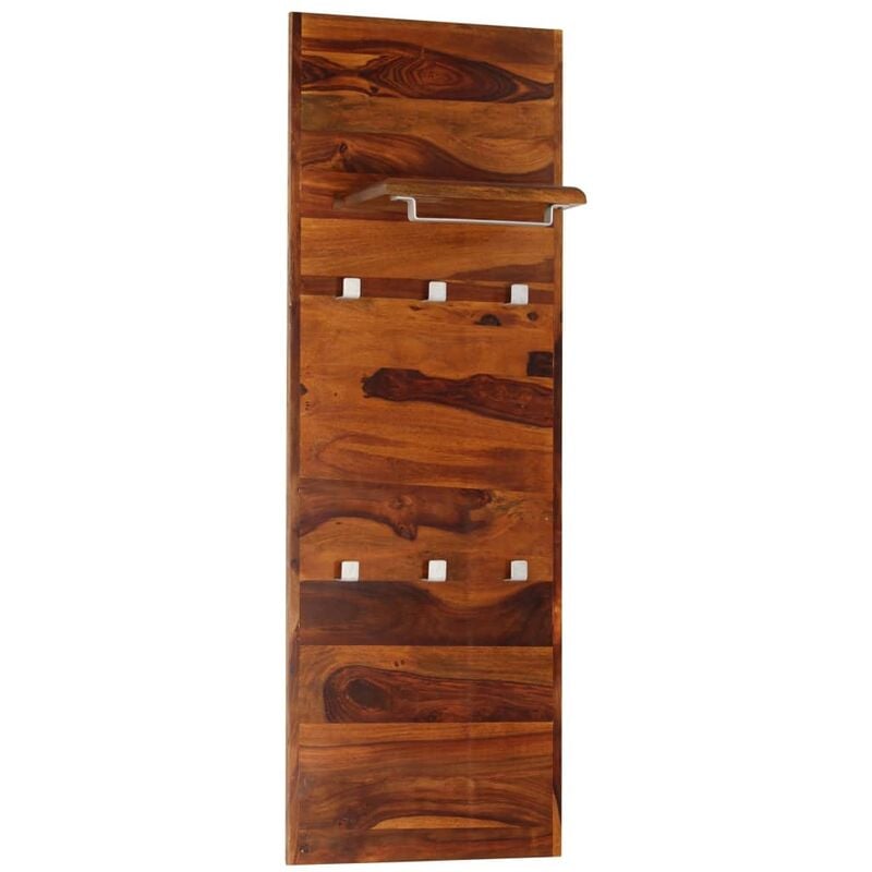 

Bh Design - Perchero de pared madera maciza de sheesham 118x40 cm