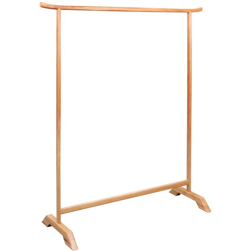 

Perchero de ropa de madera de roble maciza 125x150 cm