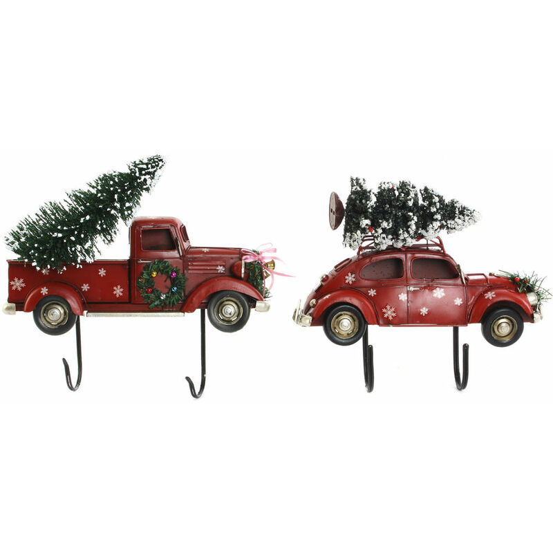 

Perchero DKD Home Decor Metal Coche (2 pcs) (25 x 6 x 20 cm)