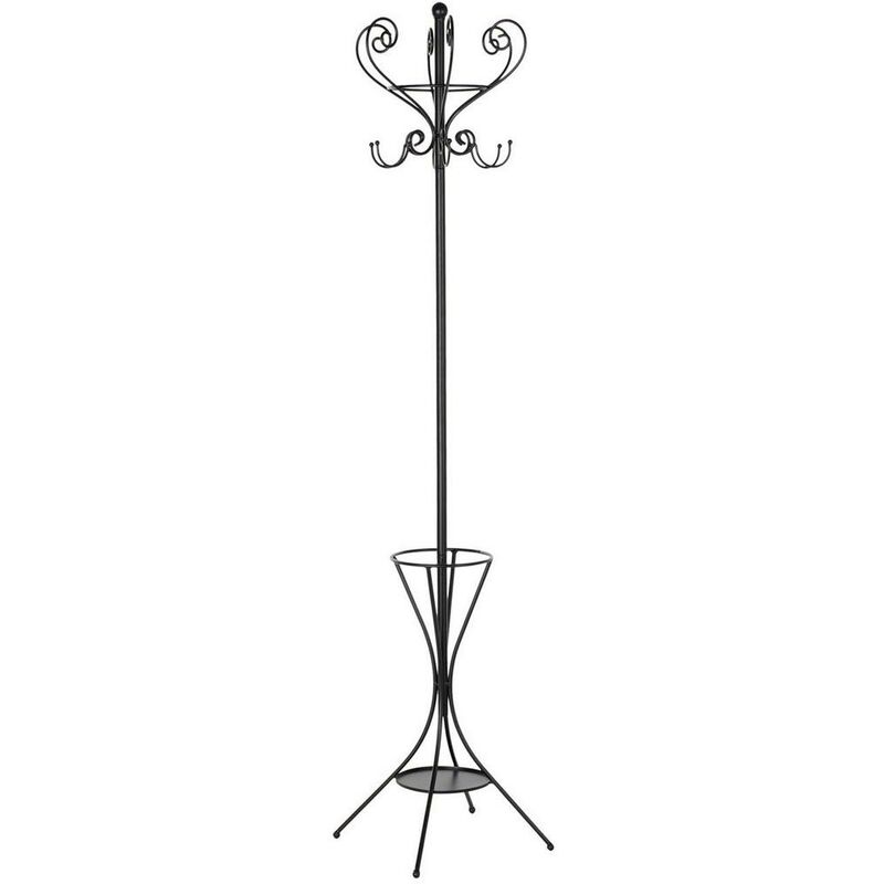 

Perchero DKD Home Decor Negro Metal (50 x 50 x 176 cm)