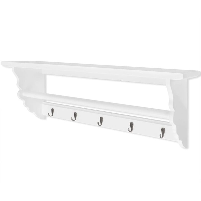 

Perchero estilo barroco MDF blanco