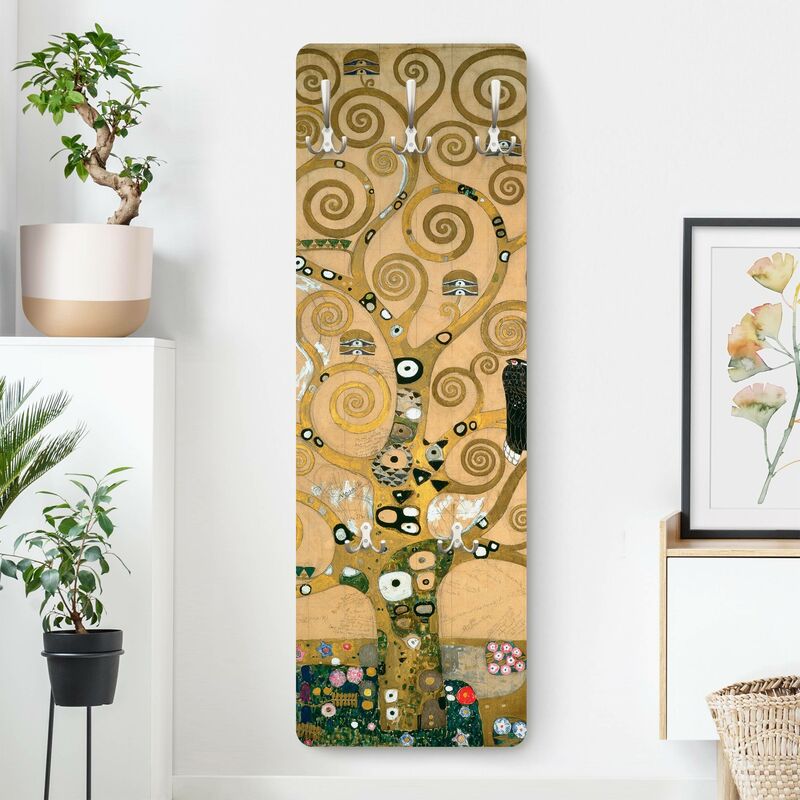 

Perchero - Gustav Klimt - Tree Of Life Dimensión LxA: 139cm x 46cm