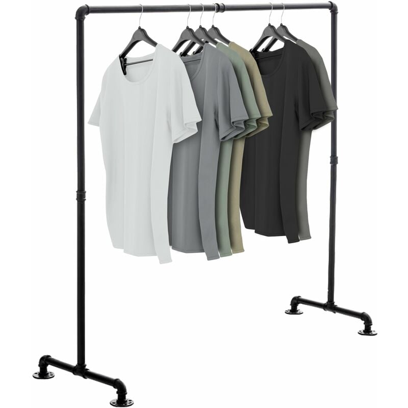 

Perchero Jersey Estilo Industrial Negro 150 cm