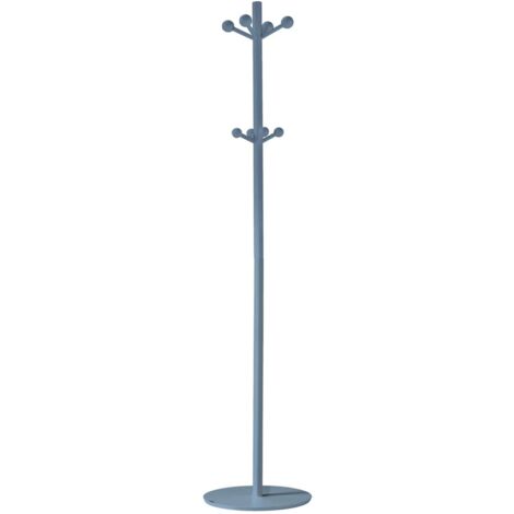 Perchero mod. 402 lacado en color azul, 180 cm(alto)37 cm(ancho)37 cm(largo)