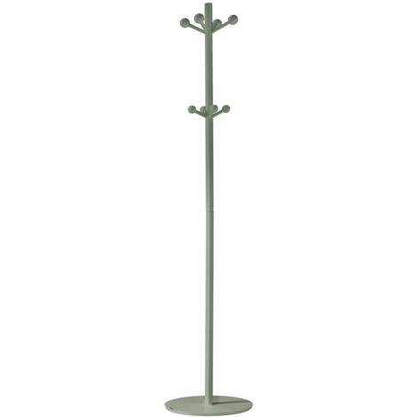 Perchero mod. 402 lacado en color verde, 180 cm(alto)37 cm(ancho)37 cm(largo)