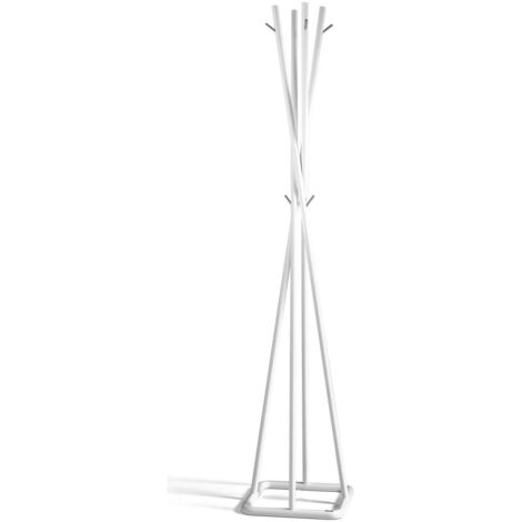 Perchero mod. 469 acabado lacado blanco, 180cm(alto) 38cm(ancho) 38cm(largo)