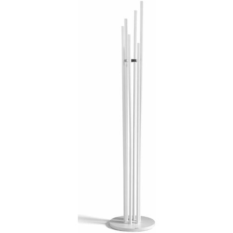 Perchero moderno mod. 471 acabado lacado en blanco, 182 cm(alto)34 cm(ancho)34 cm(largo)