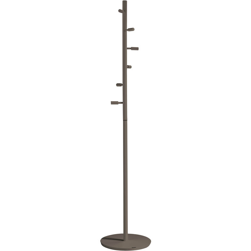 

Perchero Moka, modelo ESPIRAL, con seis ganchos y base circular. - Moka