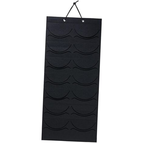 Perchero multiusos para colgar en la puerta para gorras deportivas - Negro
