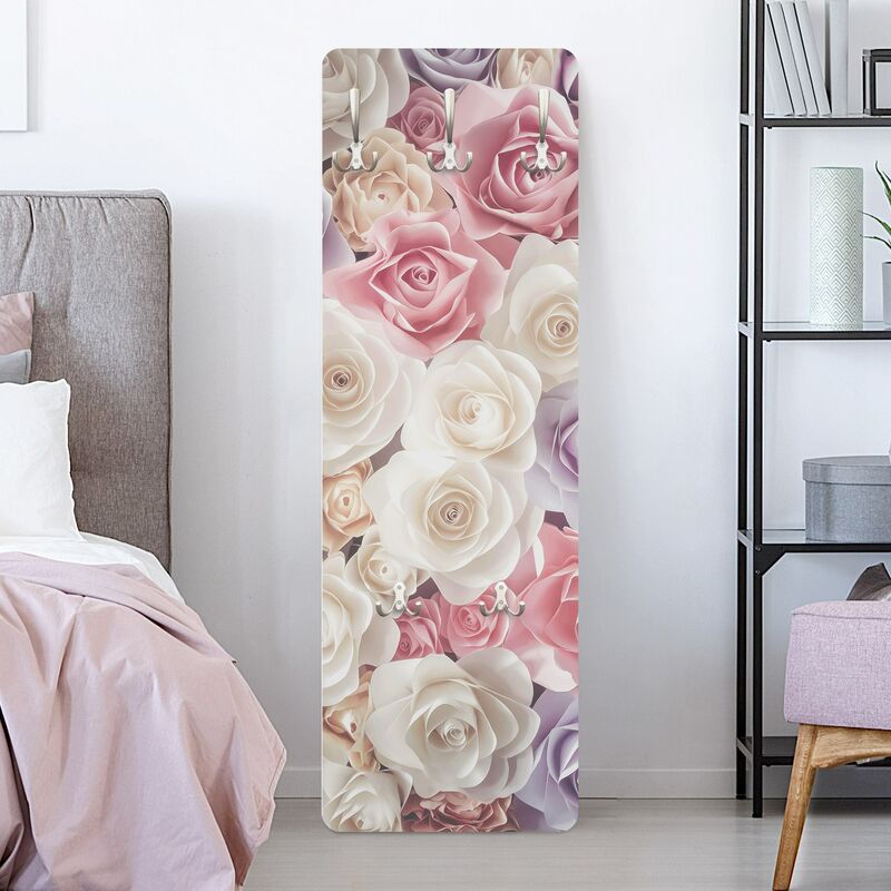 

Perchero - Pastell Paper Art Rosen 139x46x2cm Dimensión LxA: 139cm x 46cm