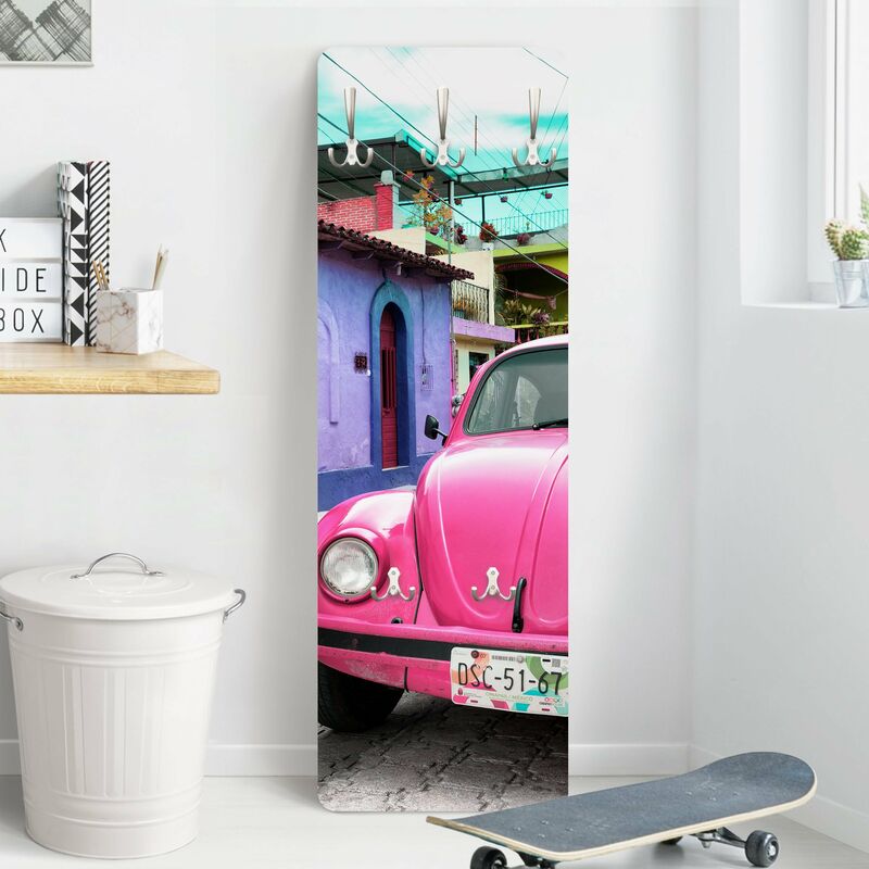 

Perchero - Pink VW Beetle 139x46x2cm Dimensión LxA: 139cm x 46cm