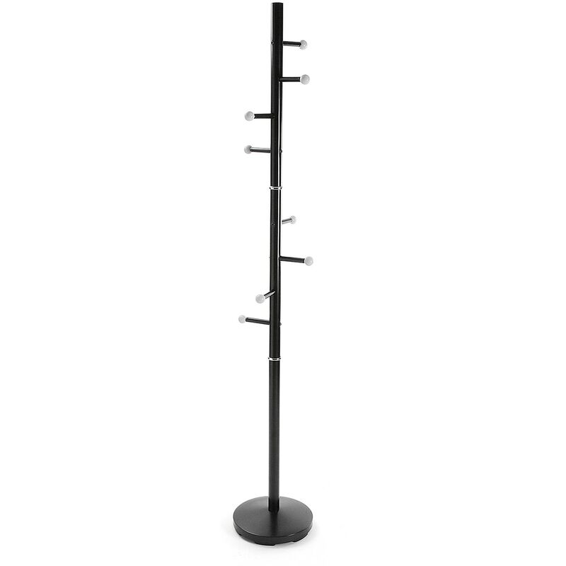 

Versa Ruan Perchero de Pie de Estilo Minimalista, 173x28x28cm - Negro