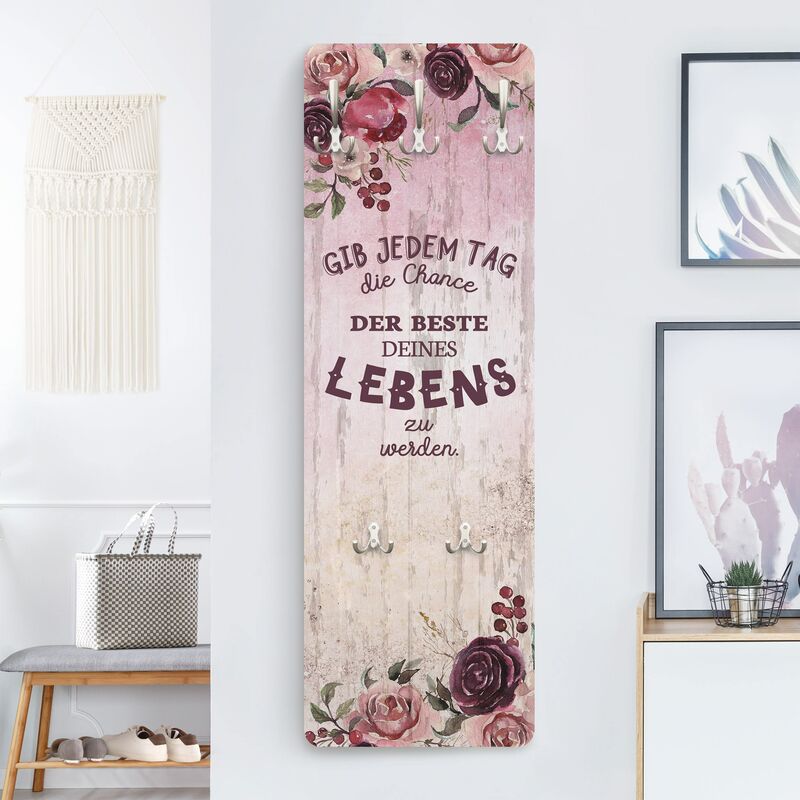 

Perchero - Shabbyrosen - Give Every Day Dimensión LxA: 139cm x 46cm