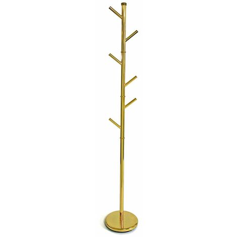 Perchero con Ruedas DKD Home Decor Dorado Metal (100 x 35 x 172 cm