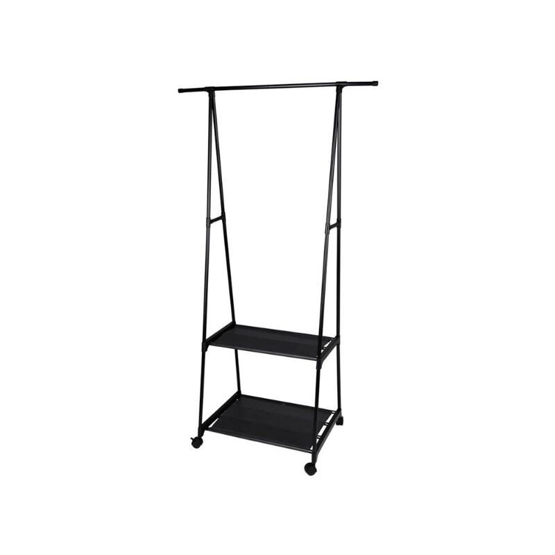 

BLUNGI perchero ruedas 2 baldas 55/85x45x157 cm