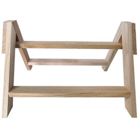 Perchoir en bois pour poules, grands oiseaux (perroquets, etc.) - Support trépied pour poulailler